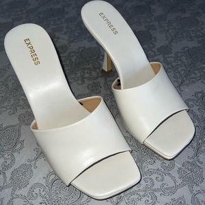 Express Square Toe Heels